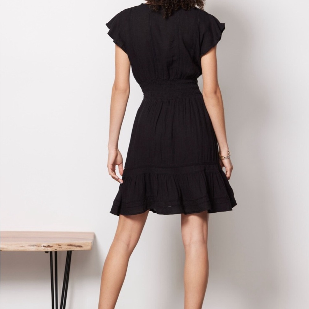 Rails Tara Smocked Dress Black
